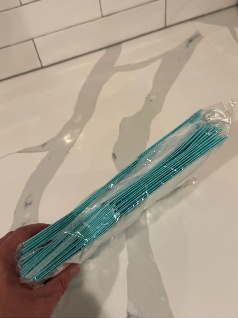 Set of Tiffany & Co. Iconic Blue Drawstring Gift Bag (set of 10-authentic/new)